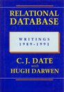 Relational Database Writings 19891991