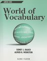 World of Vocabulary Green Reading Level 10