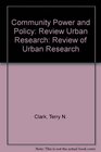 Community Power and Policy Review Urban Research