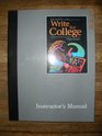Writers Inc: Write for College, A Student Handbook, Instructor's Manual