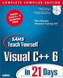 Sams Teach Yourself Visual C 6 in 21 Days Complete Compiler Edition