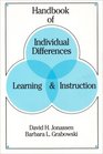 Handbook of Individual Differences Learning and Instruction