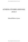 Athens Its Rise and Fall Book II