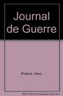 The Journal de guerre of Henri Pirenne