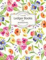 Ledger Books for Bookkeeping Colorful Flowers  2 Column Accounting Ledger Book  Columnar Notebook  Budgeting and Money Management  Home School Office Supplies