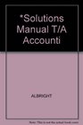 Solutions Manual T/A Accounti