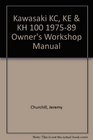 Kawasaki KC KE  KH 100 197589 Owner's Workshop Manual