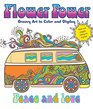 Flower Power Groovy Art to Color and Display