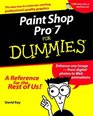 Paint Shop Pro 7 for Dummies