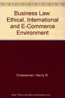 Business Law Ethical International and ECommerce Environment