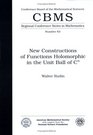 New Constructions of Functions Holomorphic in the Unit Ball of Cn