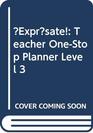 Expresate  Teacher's OneStop Planner CDROM