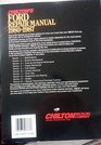 Chilton's Ford Repair Manual 19801987