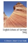 English Echoes of German Song