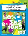 The 100 Series Math Games Throughout the Year Grades 45 Challenge Your Mind