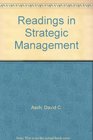 Readings in Strategic Management