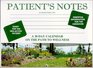 Patient's Notes A 30day Calendar on the Path to Wellness