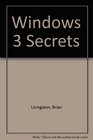 Windows 3 Secrets