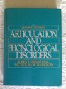 Articulation and phonological disorders