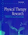 Physical Therapy Research Principles and Applications