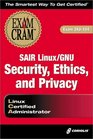 Sair Linux/GNU Security Ethics and Privacy Exam Cram Exam 3X0104