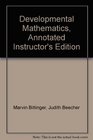 Developmental Mathematics Annotated Instructor's Edition