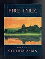 Fire Lyric and Other Poems