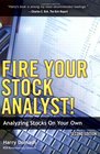 Fire Your Stock Analyst Analyzing Stocks On Your Own