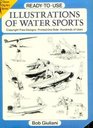 ReadyToUse Illustrations of Water Sports CopyrightFree Designs Printed One Side Hundreds of Uses