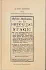 Roscius Anglicanus or an Historical View of the Stage