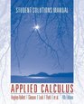 Applied Calculus Student Solutions Manual