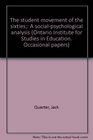 The student movement of the sixties A socialpsychological analysis