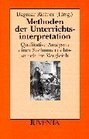 Methoden der Unterrichtsinterpretation Qualitative Analysen einer Sachunterrichtsstunde im Vergleich