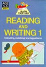 Reading and Writing Colouring Matching Tracing Patterns Bk1