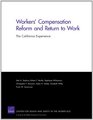 Workers Compensation Reform  Return To