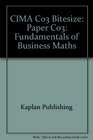 CIMA C03 Bitesize Fundamentals of Business Maths