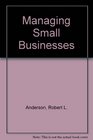Managing Small Businesses
