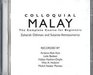 Colloquial Malay The Complete Course For Beginners