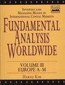 Fundamental Analysis Worldwide Investing and Managing Money in International Capital Markets  Western Europe AM