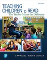 Teaching Children to Read The Teacher Makes the Difference