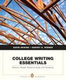 College Writing Essentials Rhetoric Reader Research Guide and Handbook