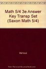 Math 5/4 3e Answer Key Transp Set