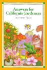 Answers for California Gardeners