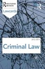 Criminal Lawcards 20122013