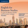 English for Business Studies Audio CDs  A Course for Business Studies and Economics Students