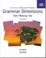 Grammar Dimensions 4B Form Meaning Use