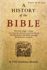 A history of the Bible An introduction to the historical method