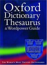 Oxford Dictionary Thesaurus and Wordpower Guide