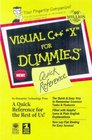 Visual C 6 for Dummies Quick Reference