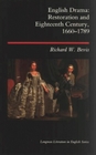 English Drama Restoration and Eighteenth Century 16601789